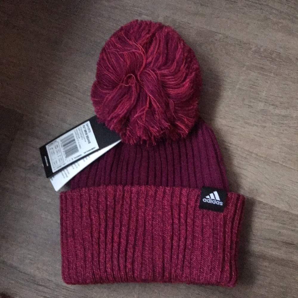 Adidas Thick brimmed beanie, kid size boy or girl